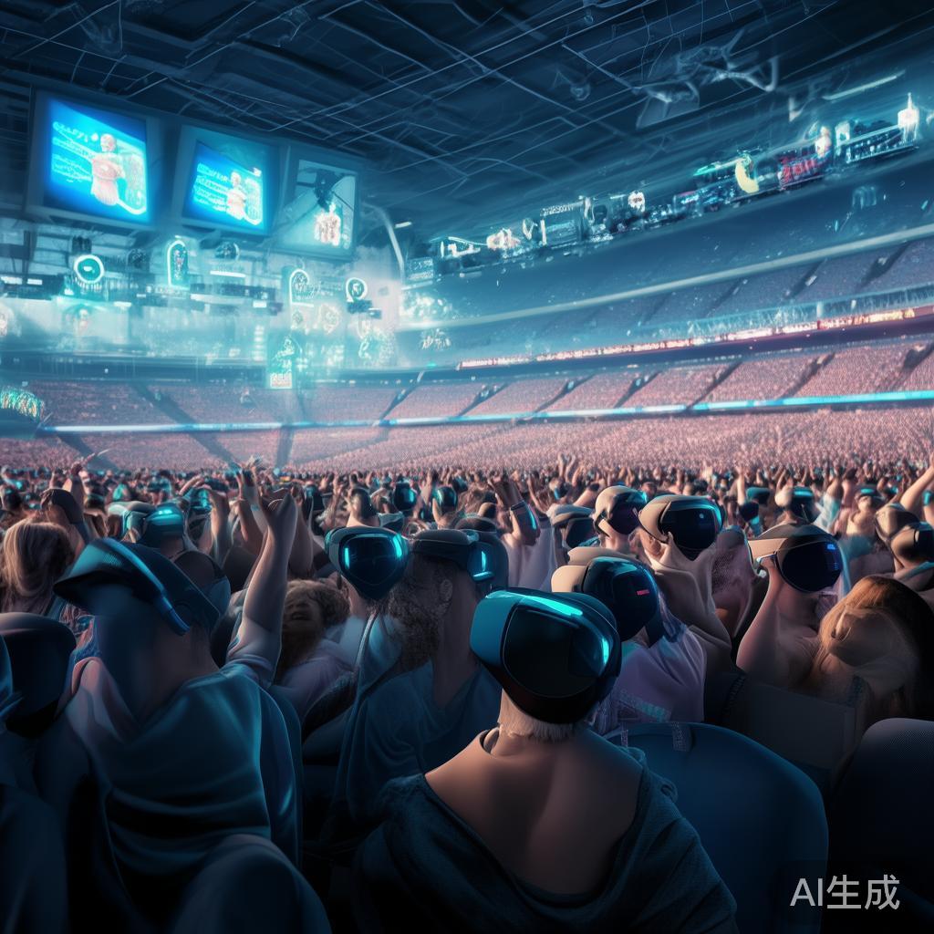 此外，_虚拟现实_与增强现实技术的应用也为体育营销